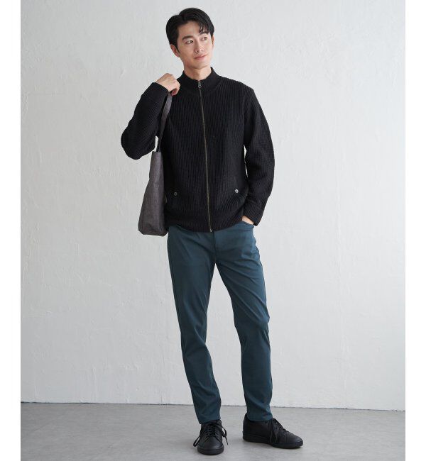 ikka「スタンドジップニットブルゾン」|その他|