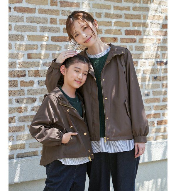 ikka kids「【親子コーデ】ピケ比翼フレアマンパジャケット（110~160cm）」|その他|