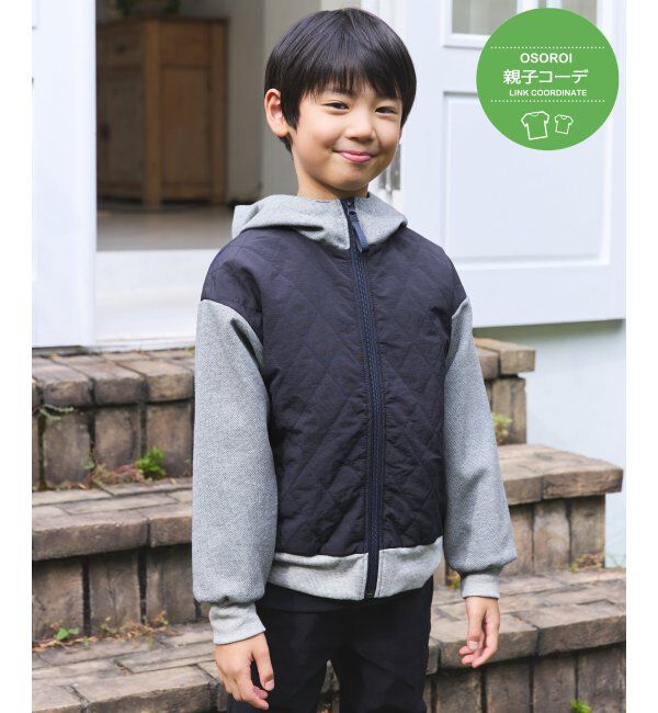 ikka kids「【親子コーデ】コンビブロックスジップパーカ（110~160cm）」|その他|