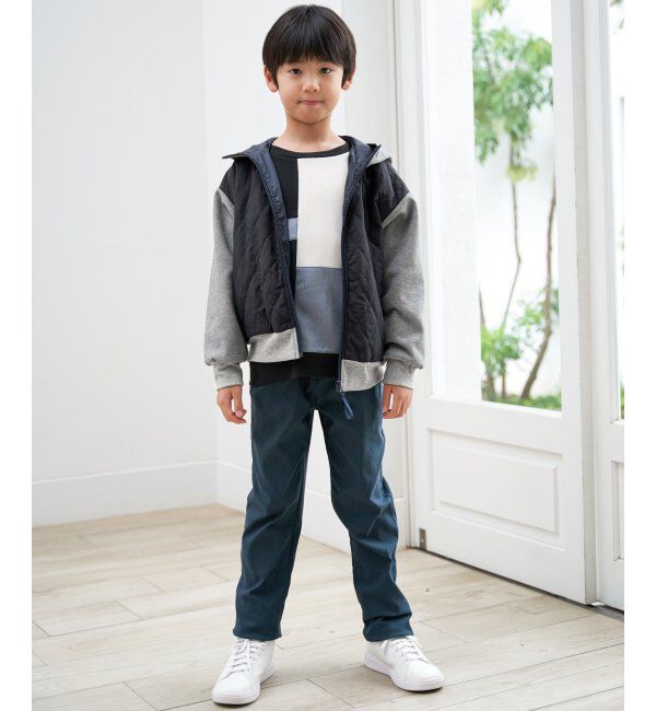 ikka kids「【親子コーデ】コンビブロックスジップパーカ（110~160cm）」|その他|
