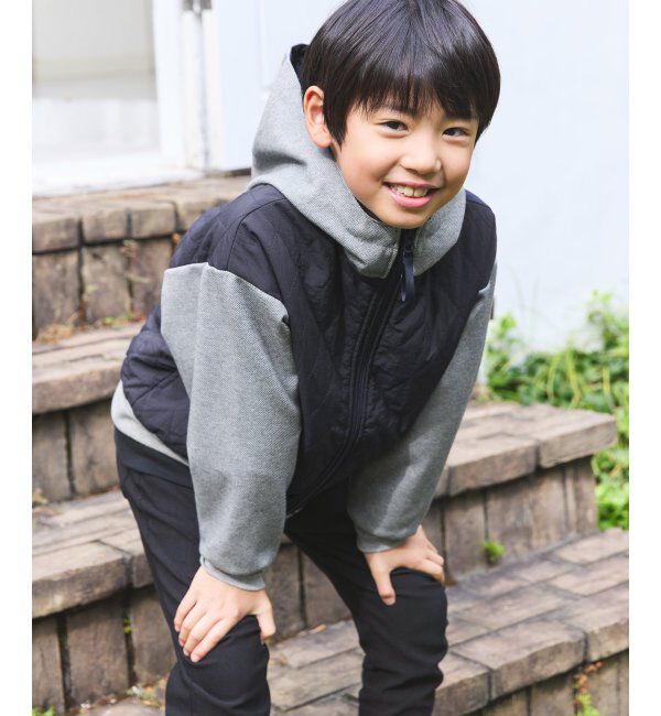 ikka kids「【親子コーデ】コンビブロックスジップパーカ（110~160cm）」|その他|