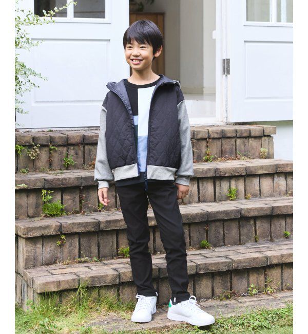 ikka kids「【親子コーデ】コンビブロックスジップパーカ（110~160cm）」|その他|