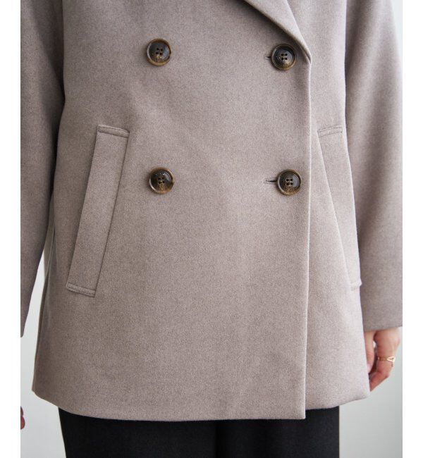 ikka「ウールライクストレッチテーラーコート」|その他|
