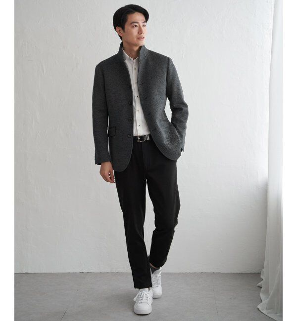 IKKA LOUNGE「ウールライクニットスタンドジャケット」|その他|