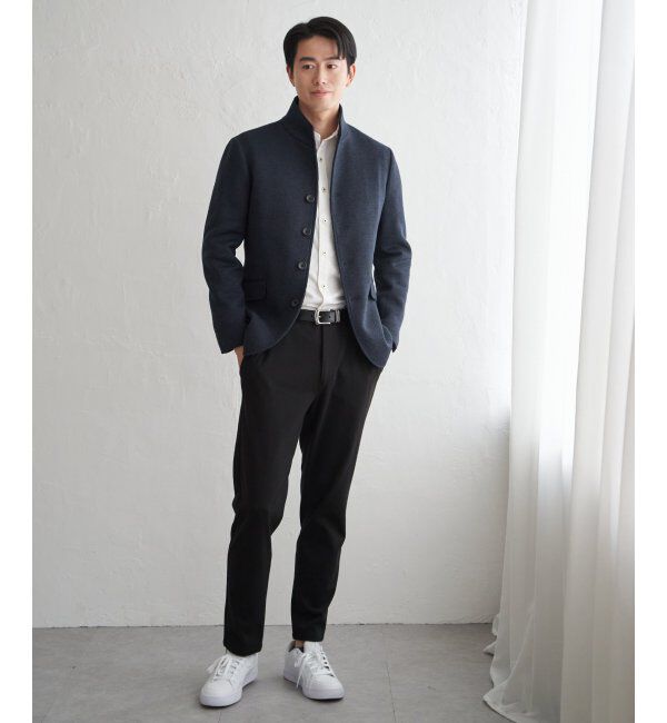 IKKA LOUNGE「ウールライクニットスタンドジャケット」|その他|