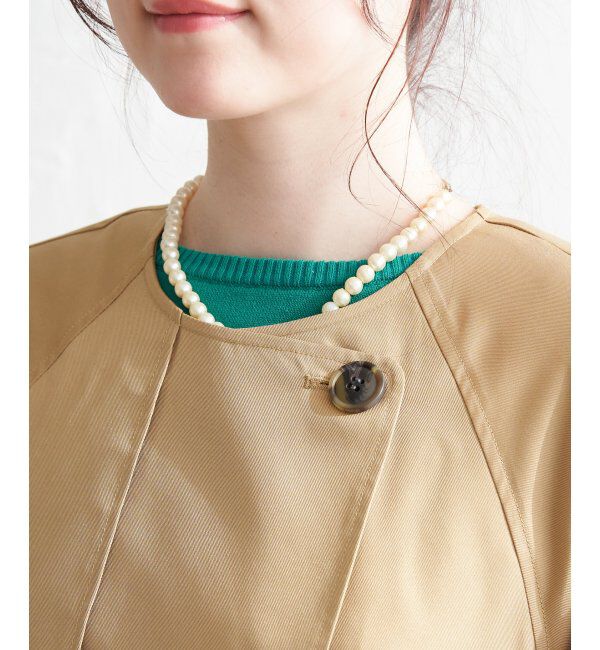 Lbc with Life「ノーカラーガンパッチゆるコート」|その他|