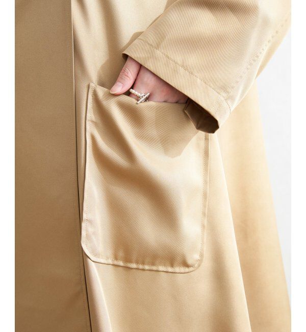 Lbc with Life「ノーカラーガンパッチゆるコート」|その他|