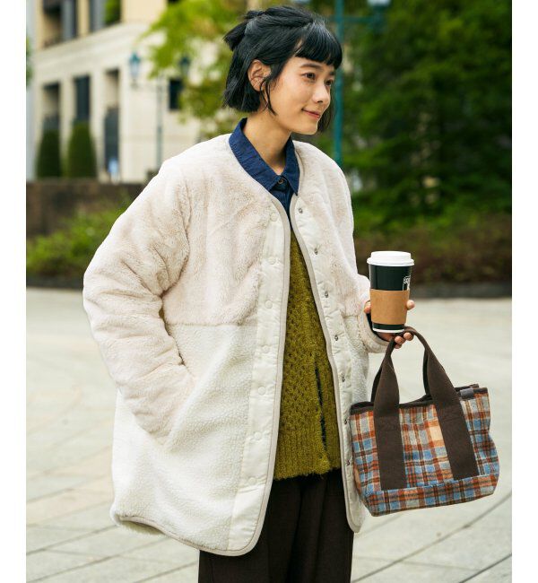 Lbc with Life「リバーシブルファーキルトコート」|その他|