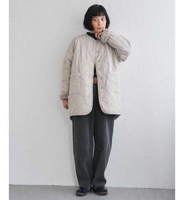 Lbc with Life「リバーシブルファーキルトコート」|その他|