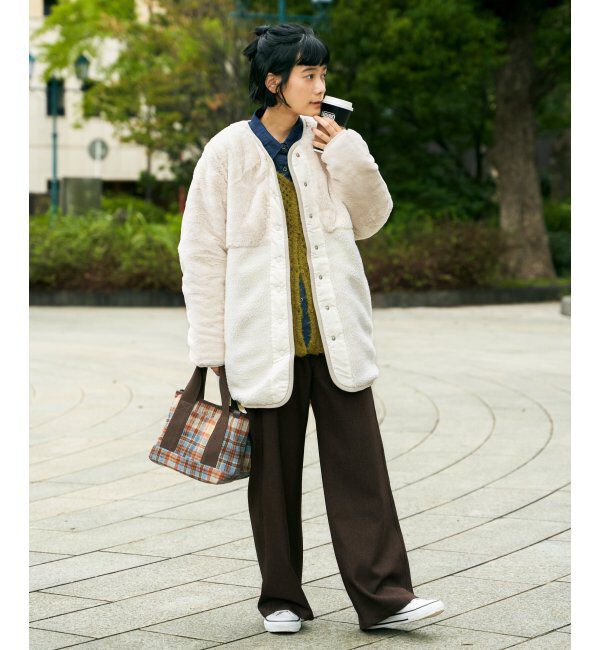 Lbc with Life「リバーシブルファーキルトコート」|その他|