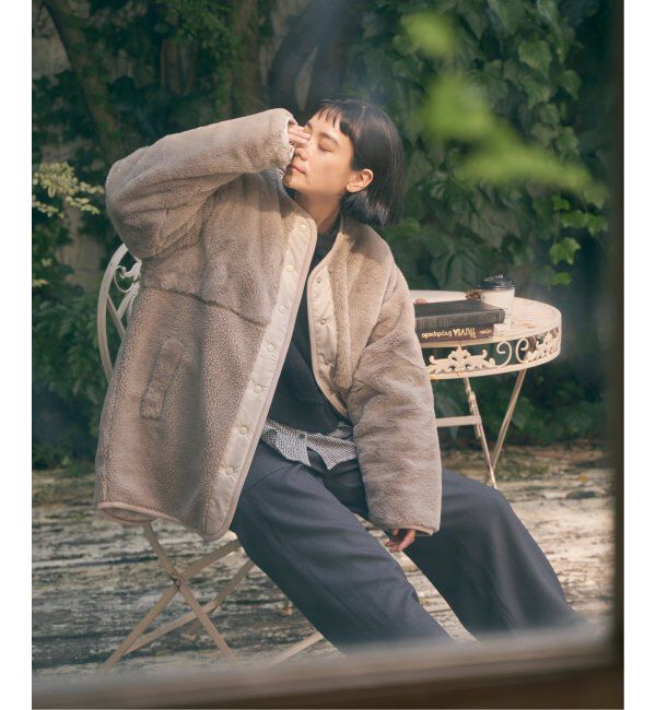 Lbc with Life「リバーシブルファーキルトコート」|その他|