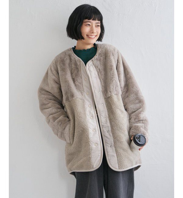 Lbc with Life「リバーシブルファーキルトコート」|その他|