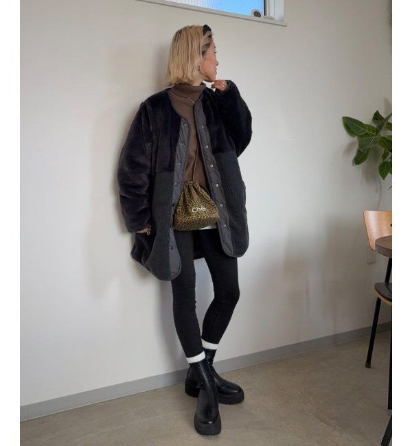 Lbc with Life「リバーシブルファーキルトコート」|その他|