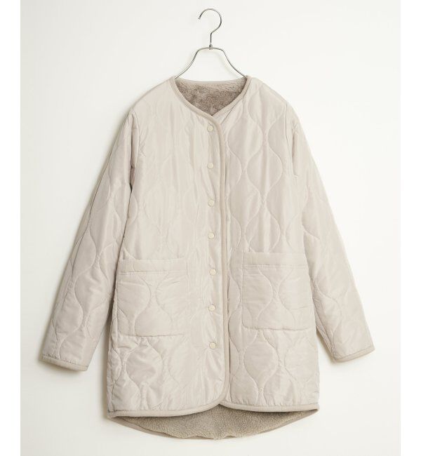 Lbc with Life「リバーシブルファーキルトコート」|その他|