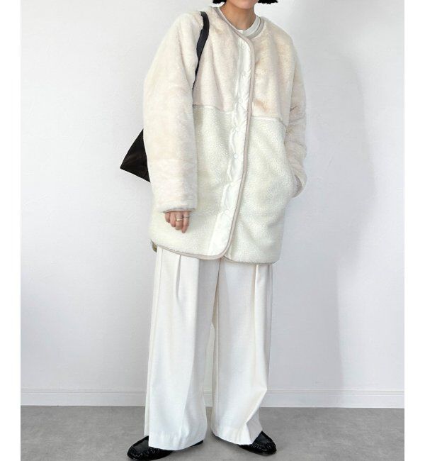 Lbc with Life「リバーシブルファーキルトコート」|その他|