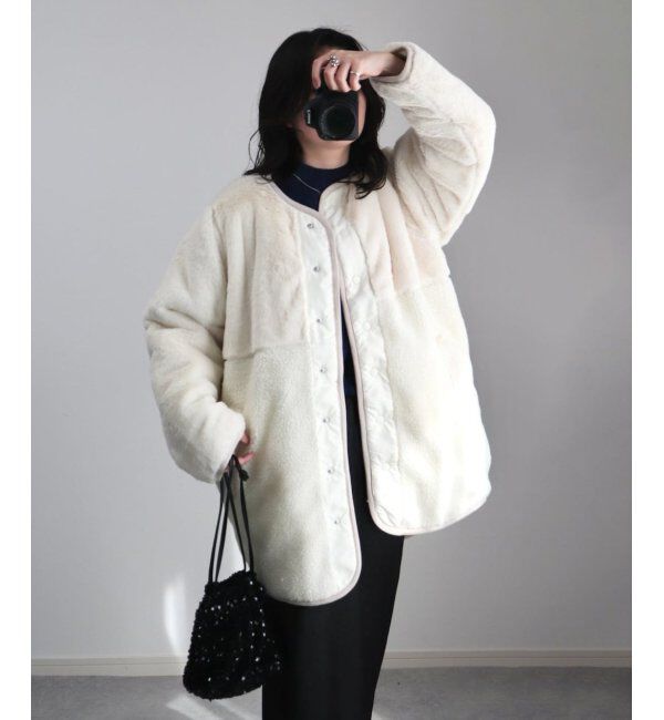 Lbc with Life「リバーシブルファーキルトコート」|その他|