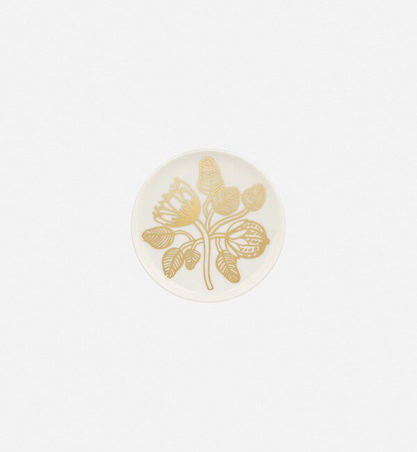 Marimekko「Tiara プレート 13.5cm」|その他|ホワイト&times;ゴールド