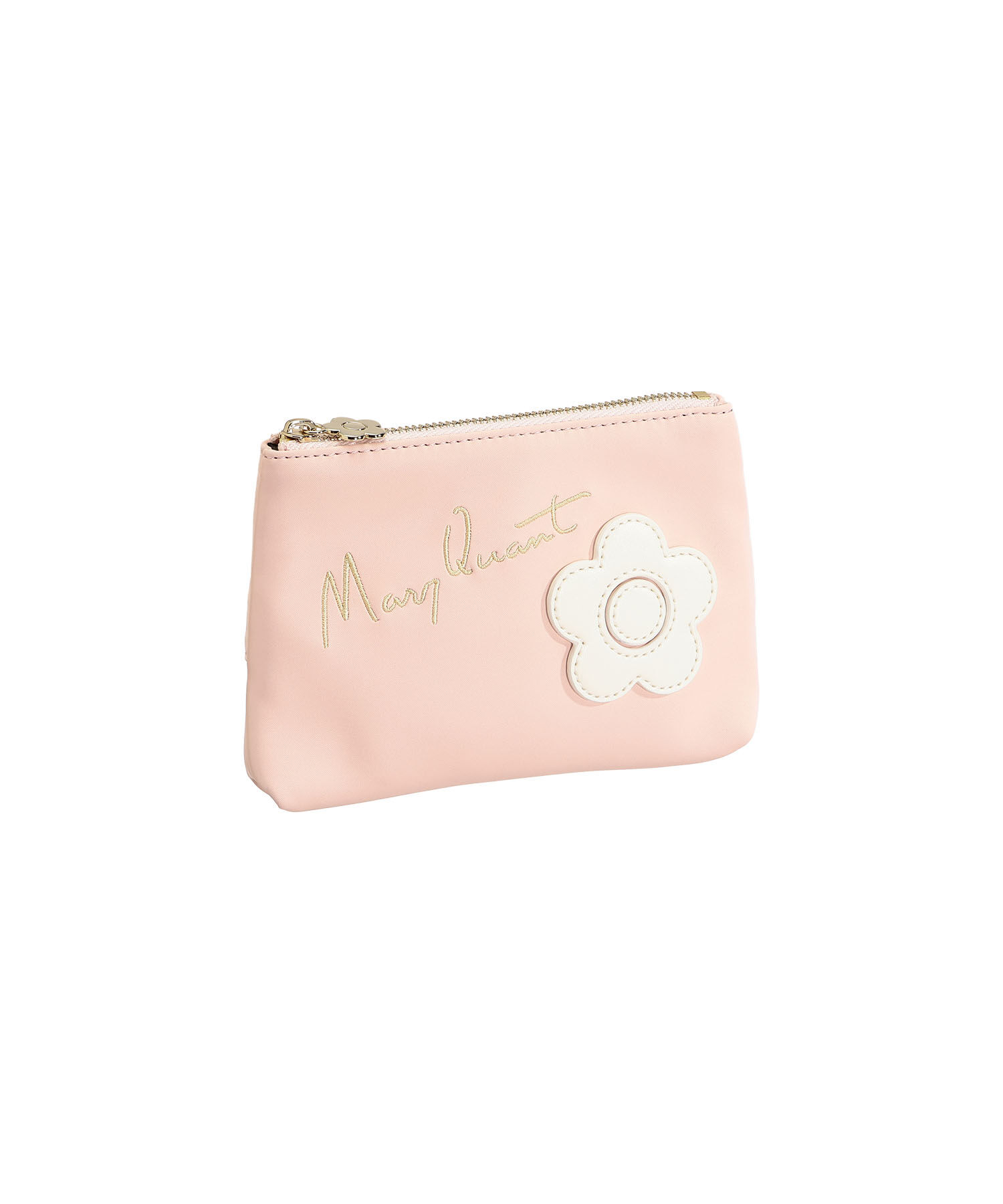 MARY QUANT「サインロゴデイジーパッチ 舟型ティッシュケース」|ポーチ|