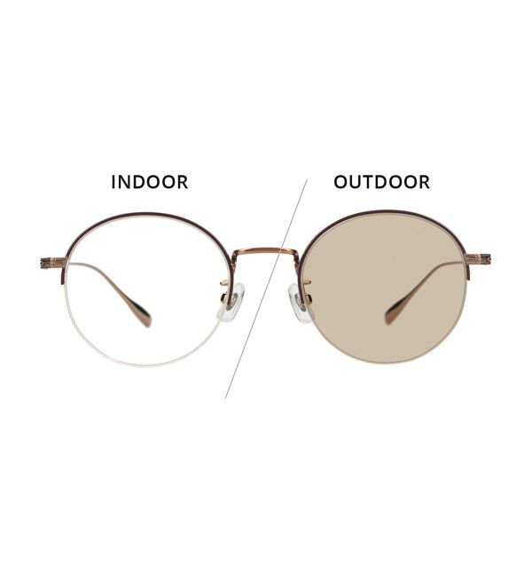  「【WEB限定】Zoff｜UNITED ARROWS 調光 サングラス レンズの色が変わる ユナイテッドアローズ UVカット」|サングラス|