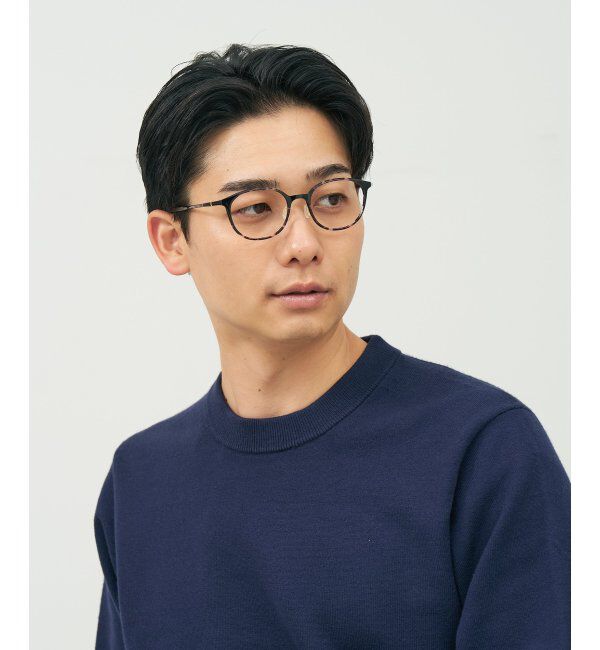  「MAQuillAGE(マキアージュ) コラボ｜ 血色感 メガネ | 中顔面短縮みえ メイク 大人可愛い レンズ交換券付」|メガネ|