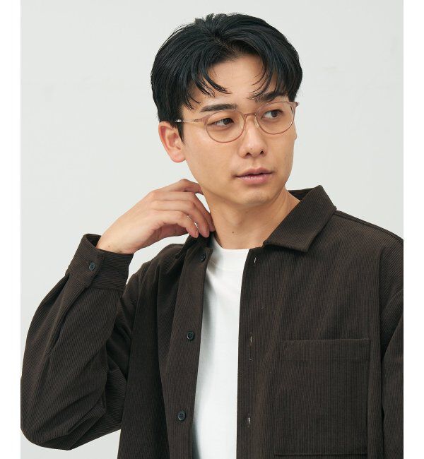  「MAQuillAGE(マキアージュ) コラボ｜ 血色感 メガネ | 中顔面短縮みえ メイク 大人可愛い レンズ交換券付」|メガネ|