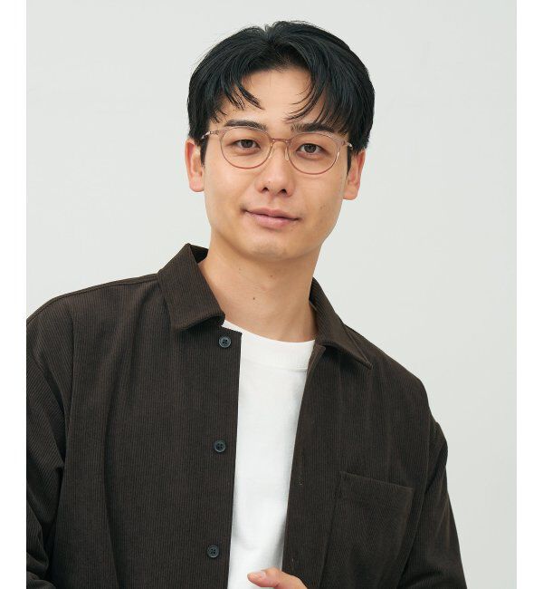  「MAQuillAGE(マキアージュ) コラボ｜ 血色感 メガネ | 中顔面短縮みえ メイク 大人可愛い レンズ交換券付」|メガネ|