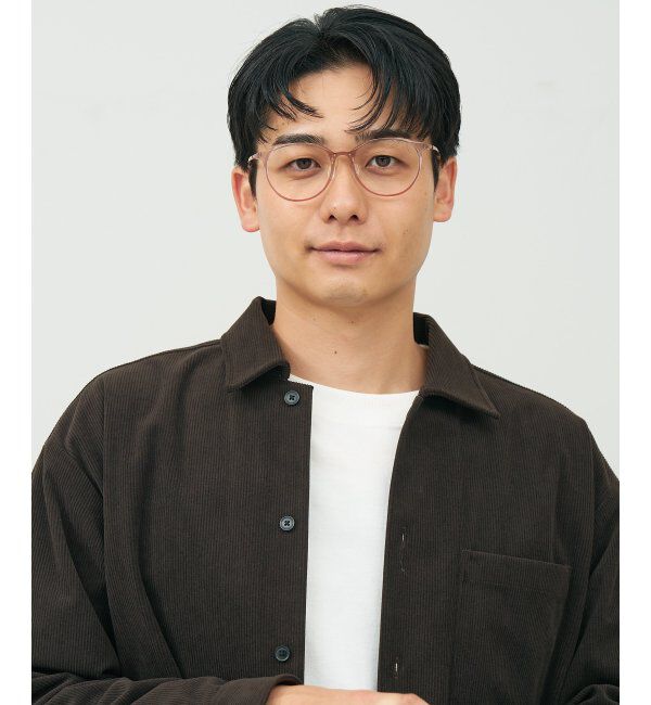  「MAQuillAGE(マキアージュ) コラボ｜ 血色感 メガネ | 中顔面短縮みえ メイク 大人可愛い レンズ交換券付」|メガネ|