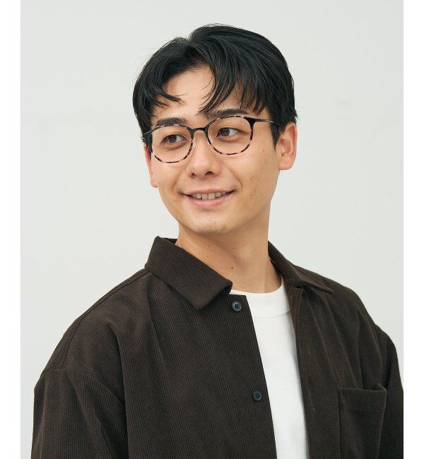  「MAQuillAGE(マキアージュ) コラボ｜ 血色感 メガネ | 中顔面短縮みえ メイク 大人可愛い レンズ交換券付」|メガネ|