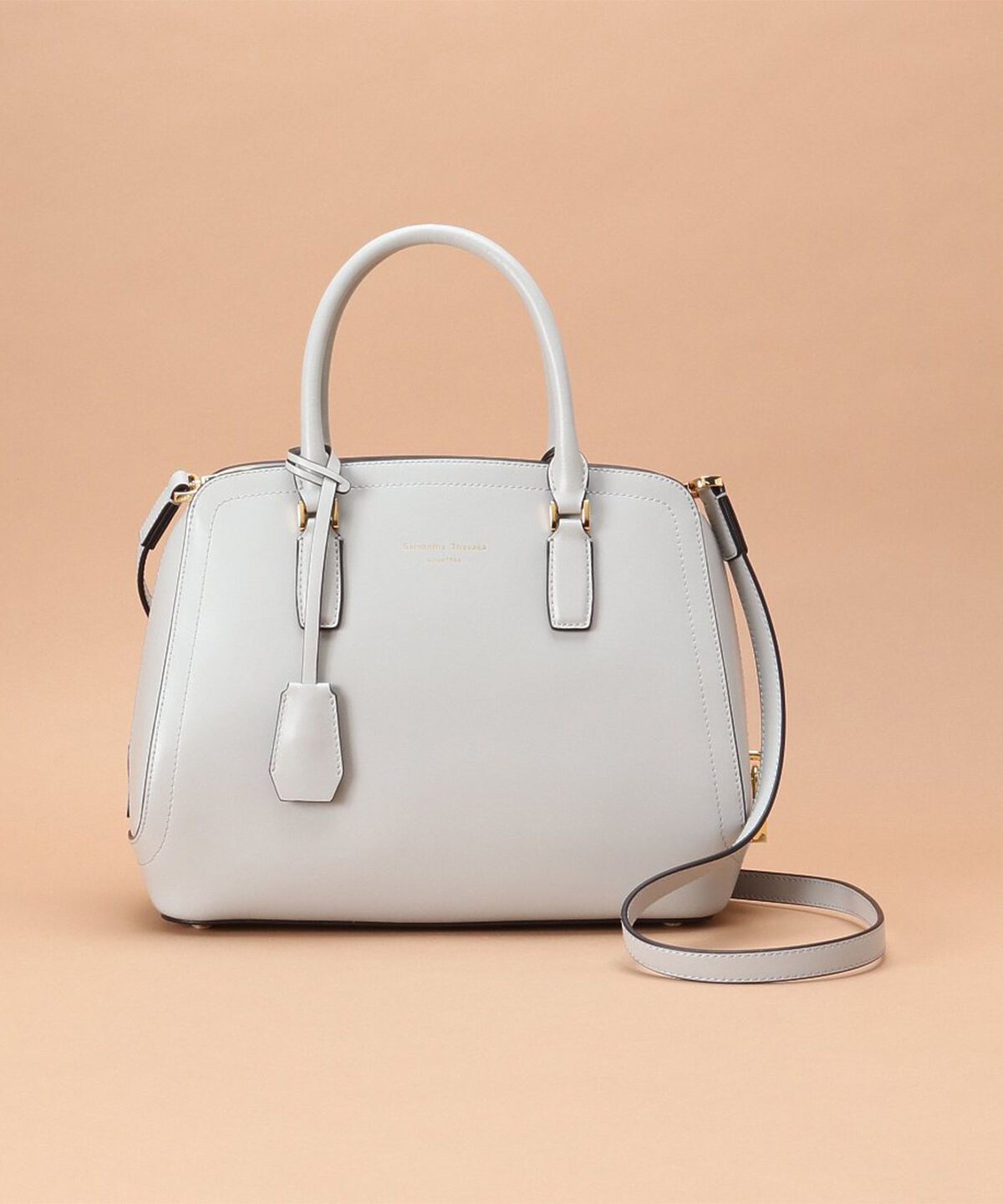 Samantha Thavasa「トラペズミニヨン ボストンバッグ 大サイズ」|ハンドバッグ|