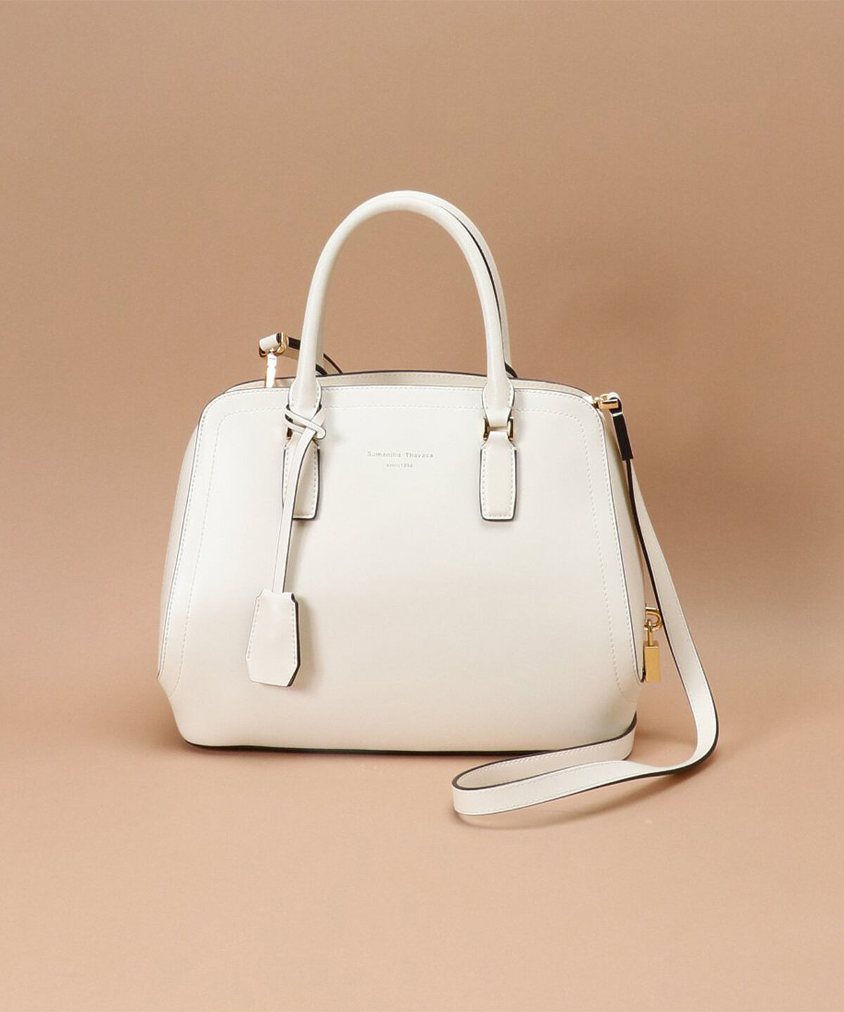 Samantha Thavasa「トラペズミニヨン ボストンバッグ 大サイズ」|ハンドバッグ|