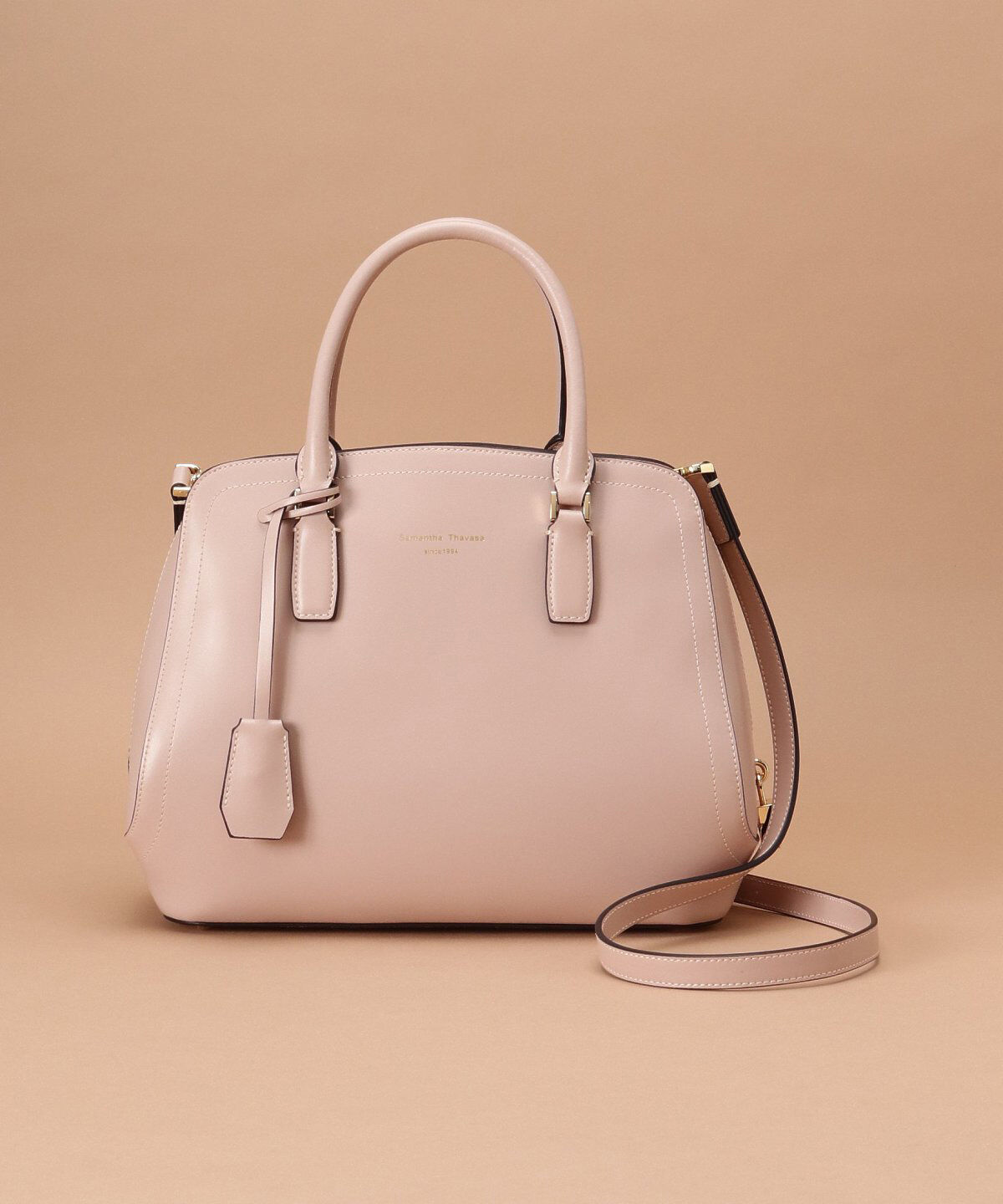 Samantha Thavasa「トラペズミニヨン ボストンバッグ 大サイズ」|ハンドバッグ|