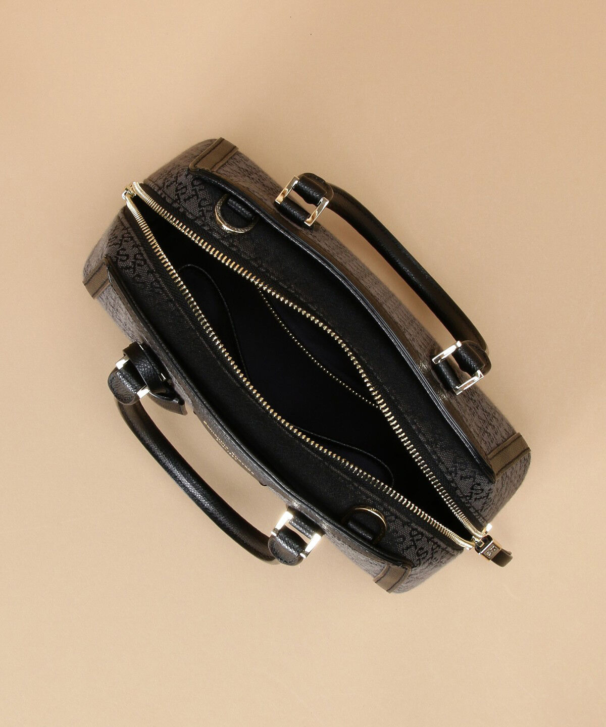 Samantha Thavasa「ST Jacquard トラペズミニヨン ボストンバッグ」|ハンドバッグ|