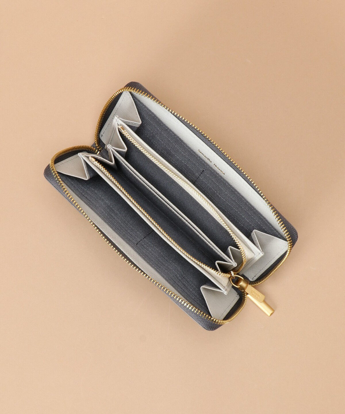 Samantha Thavasa「Pomme d'espoir ポムディスポワール バイカラーラウンドジップ長財布」|財布|