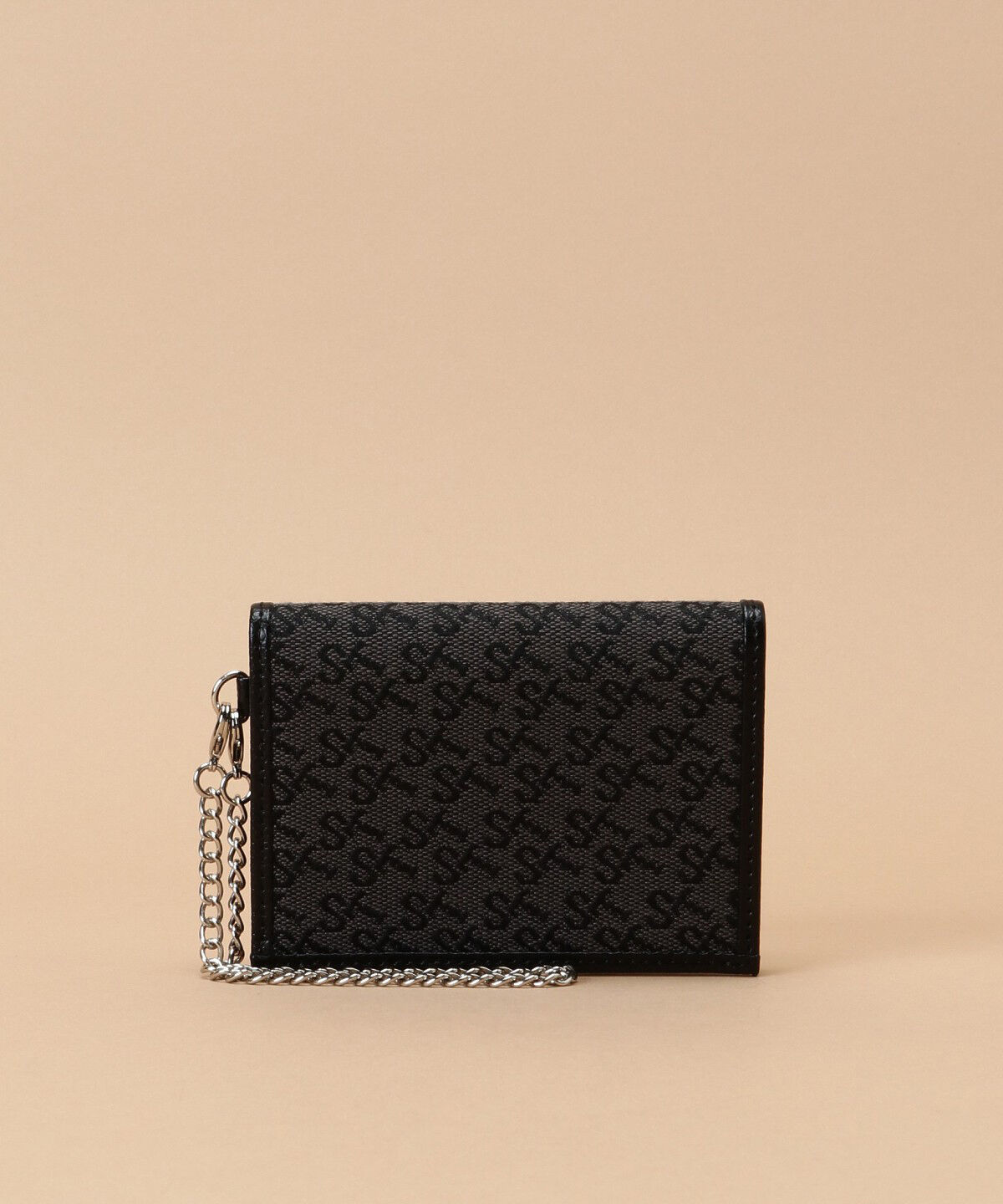 Samantha Thavasa「ST Jacquard パスケース」|定期入れ|ブラック