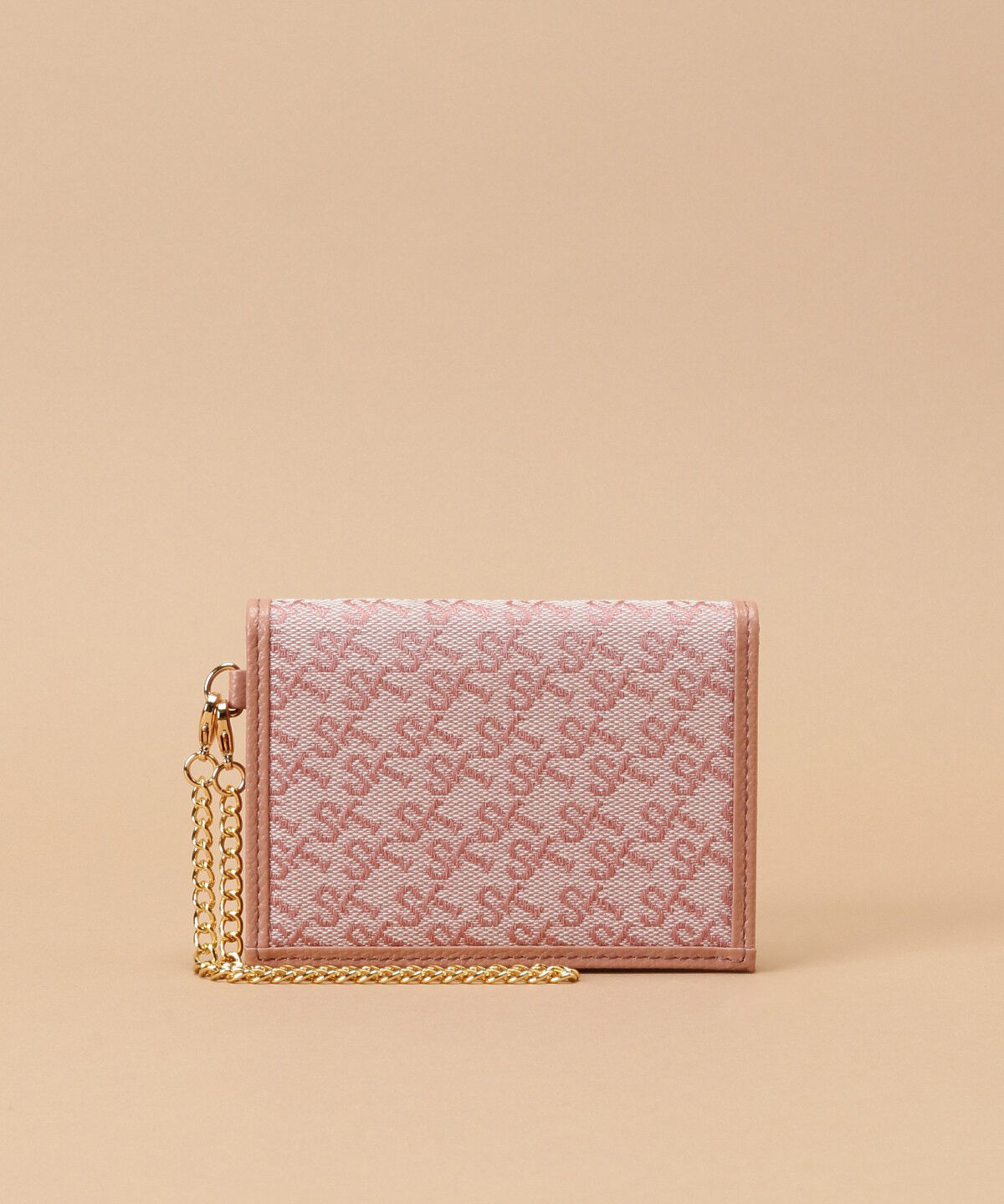 Samantha Thavasa「ST Jacquard パスケース」|定期入れ|ベビーピンク