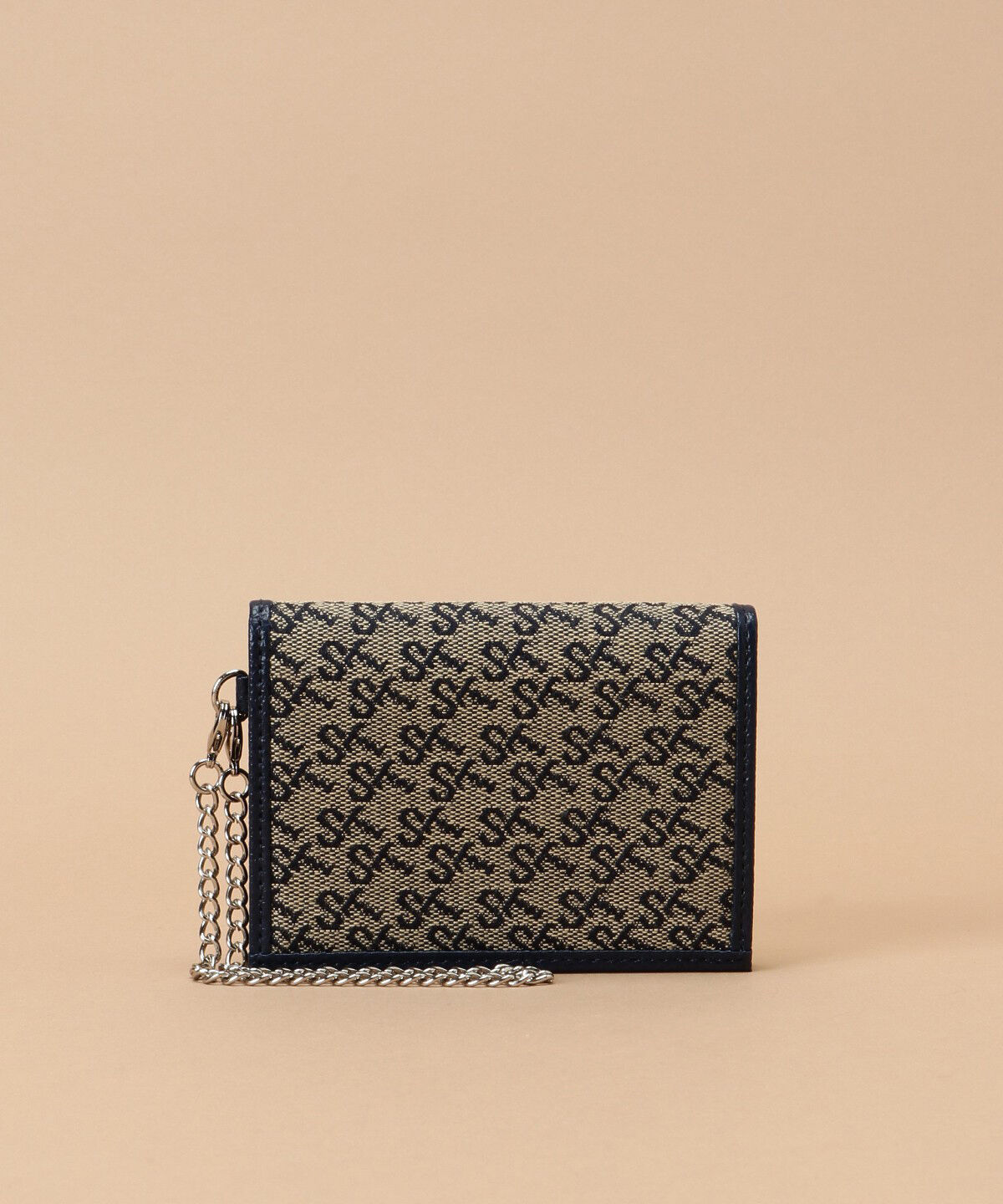 Samantha Thavasa「ST Jacquard パスケース」|定期入れ|ネイビー