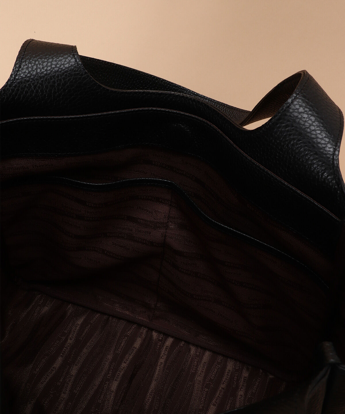 Samantha Thavasa「イタリアンシュリンクレザーバッグ 大サイズ」|ハンドバッグ|