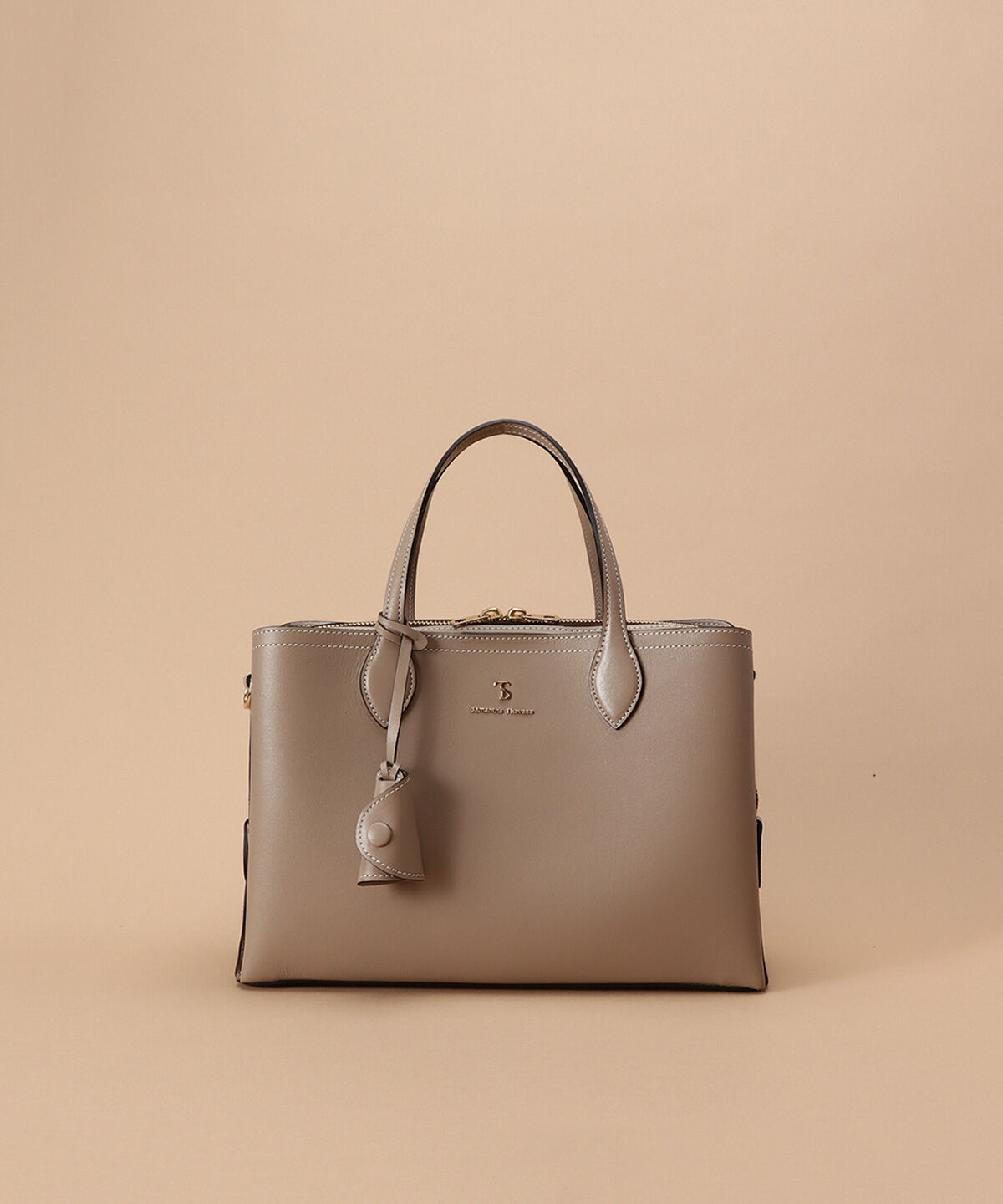 Samantha Thavasa「ウォータプルーフレザー ボックスハンドバッグ 大サイズ」|ハンドバッグ|