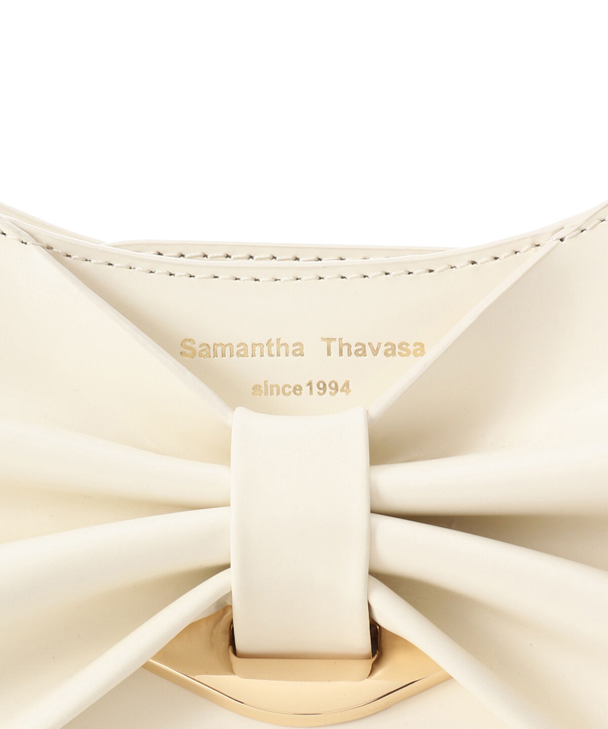 Samantha Thavasa「ドレープリボンレザートートバッグ」|トートバッグ|