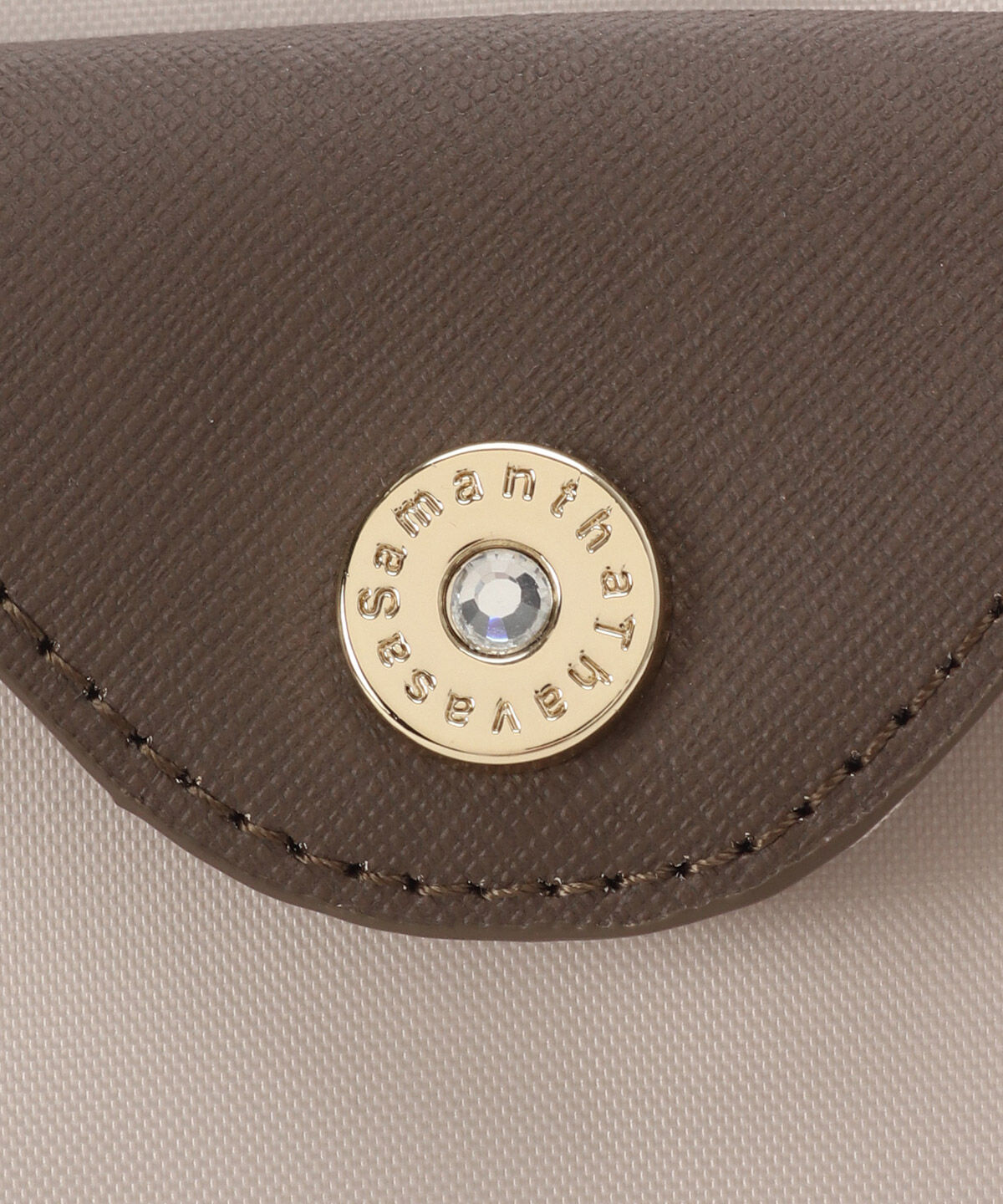 Samantha Thavasa「ナイロン&times;スプリットレザー カジュアルハンドバッグ」|ハンドバッグ|