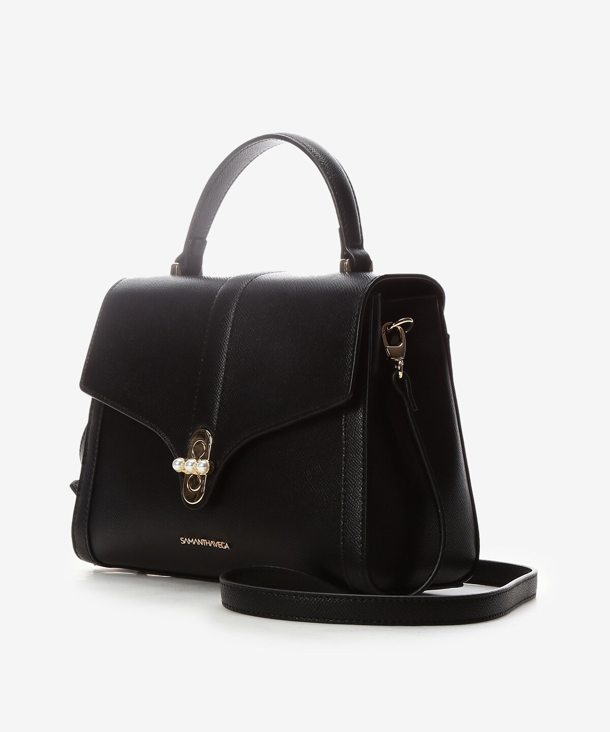 Samantha Vega「3連パールハンドバッグ」|ハンドバッグ|