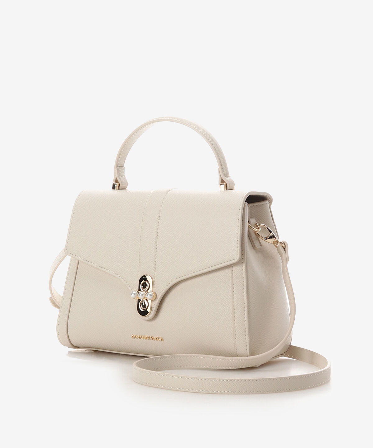 Samantha Vega「3連パールハンドバッグ」|ハンドバッグ|