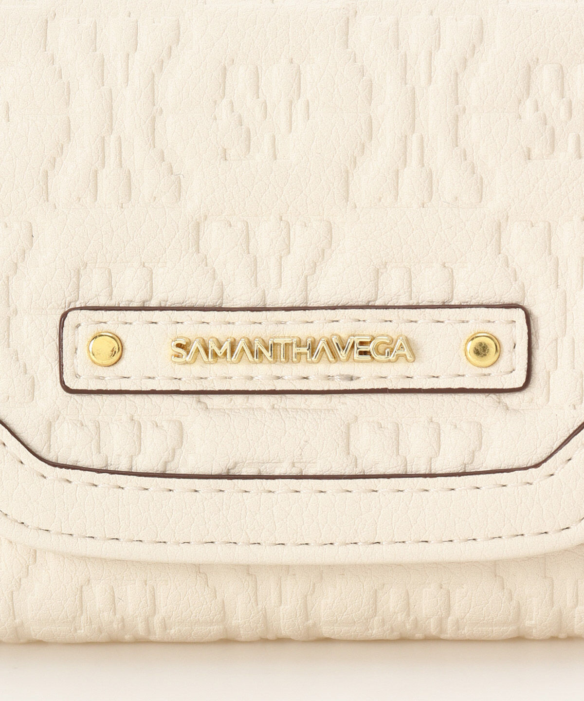 Samantha Vega「エンボスクロス折財布」|財布|