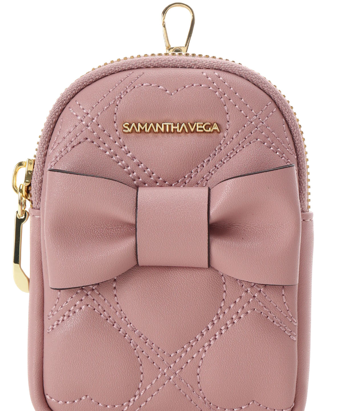 Samantha Vega「ハートキルトポーチ型チャーム」|ポーチ|