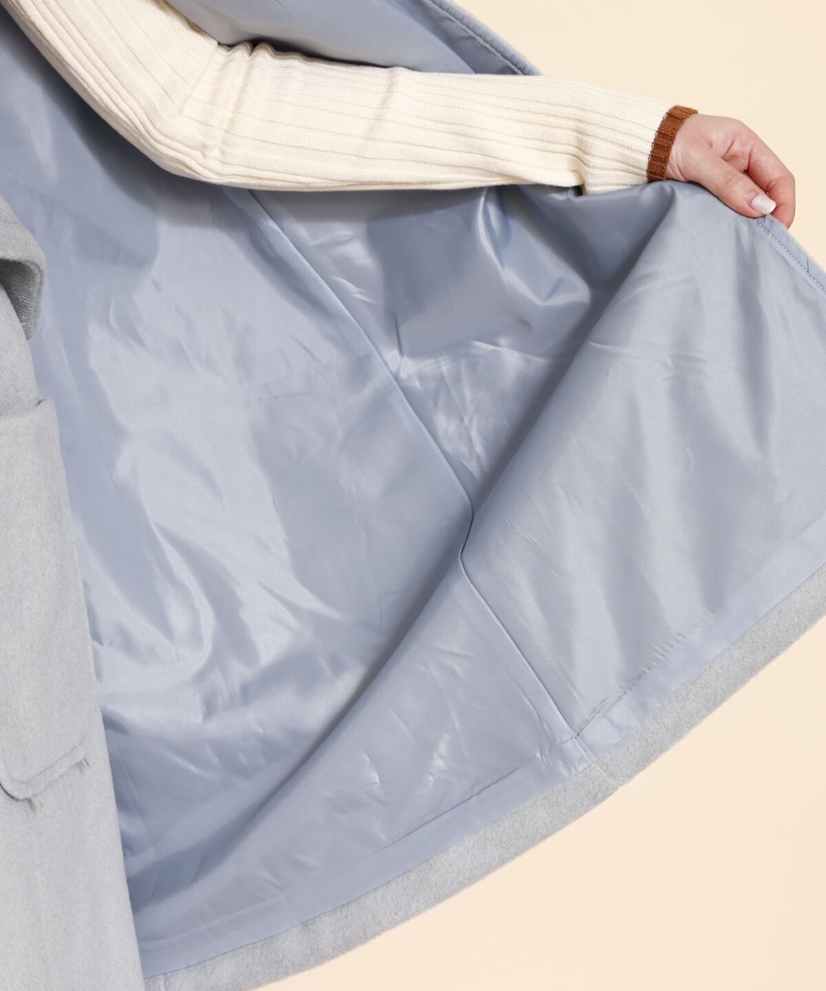 REDYAZEL「ファーカラースリットスリーブコート」|その他|