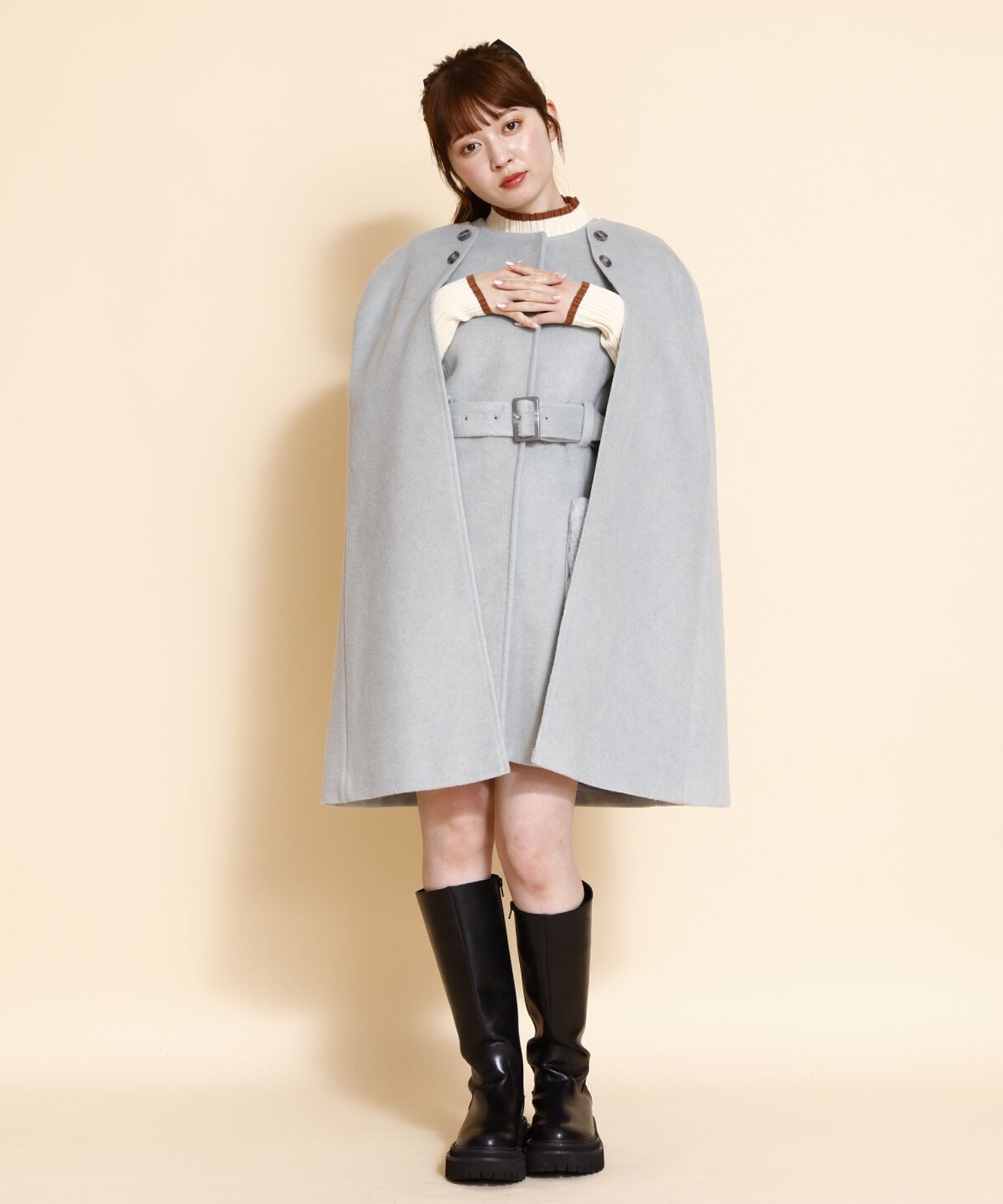 REDYAZEL「ファーカラースリットスリーブコート」|その他|