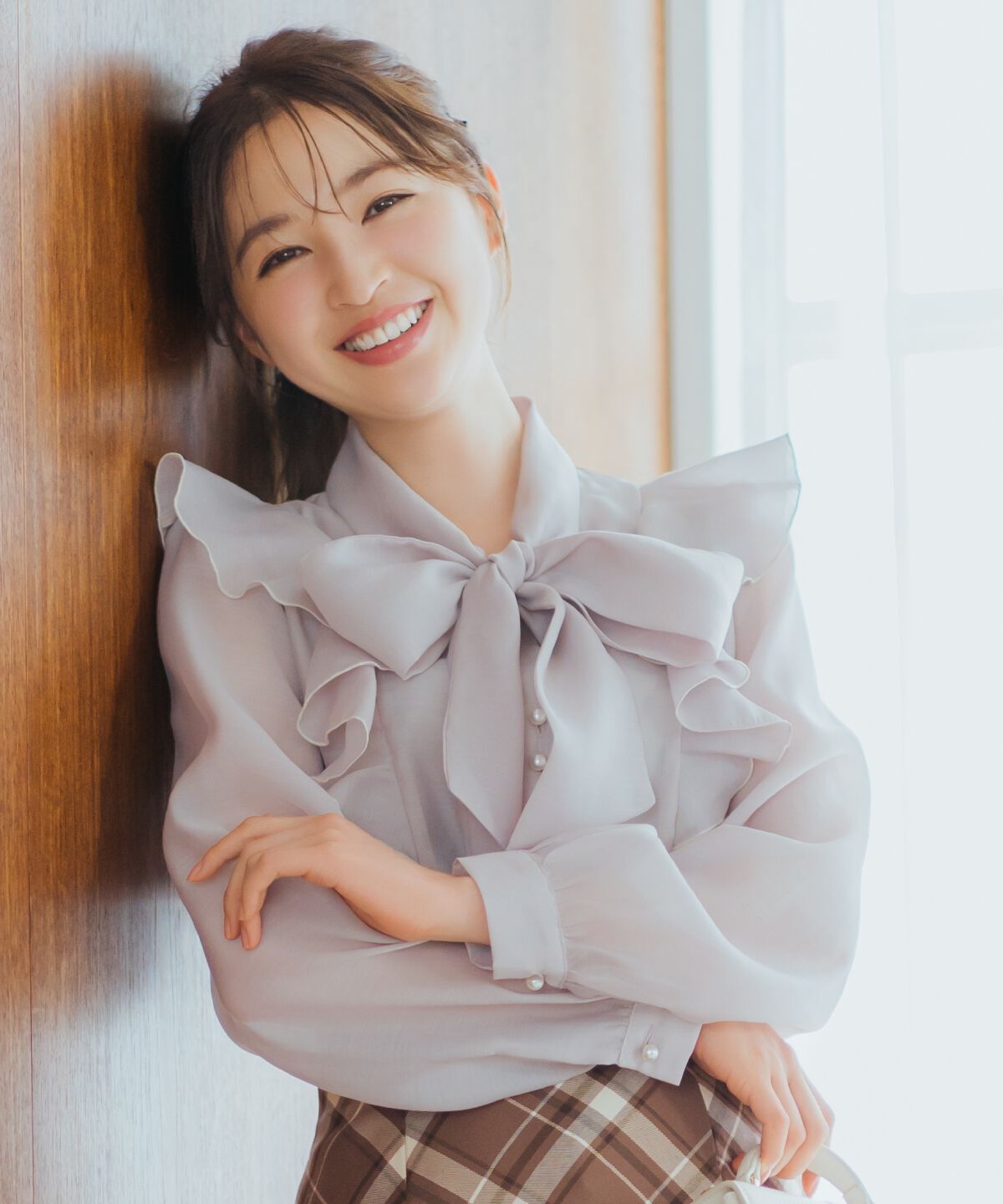 WILLSELECTION「シアーラッフルボウタイブラウス」|シャツ・ブラウス|