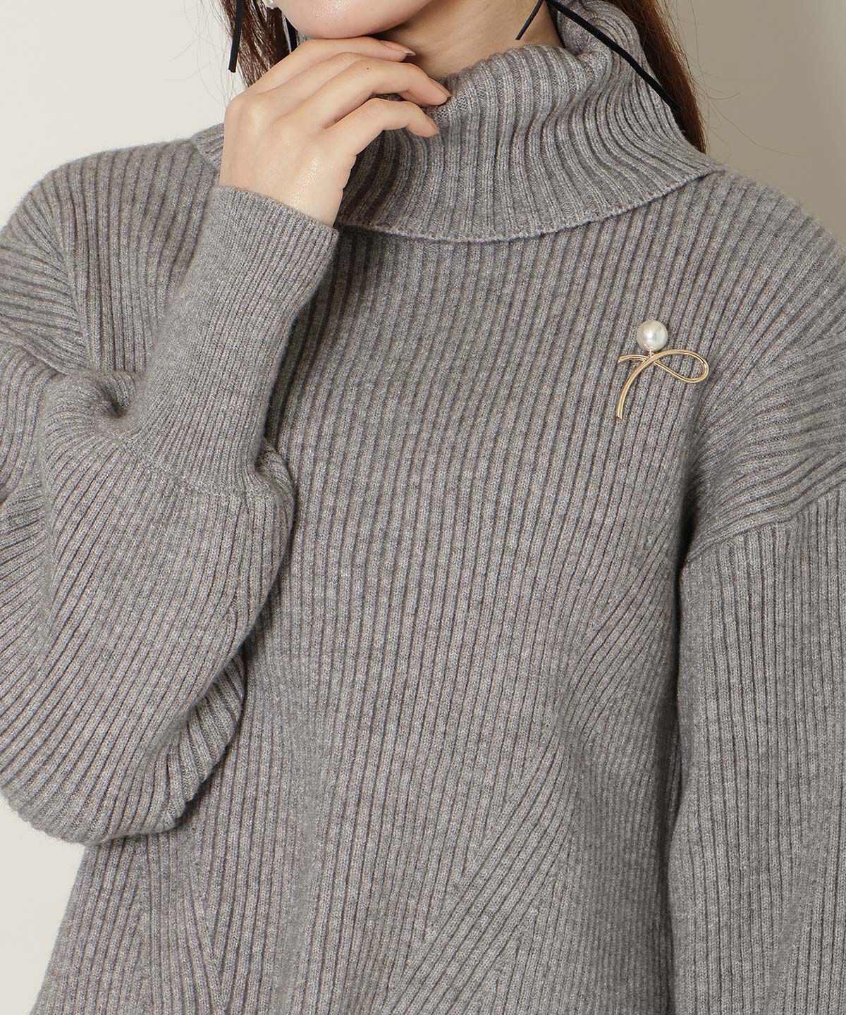 WILLSELECTION「オフタートル&times;スカートニットSETUP」|ワンピース|