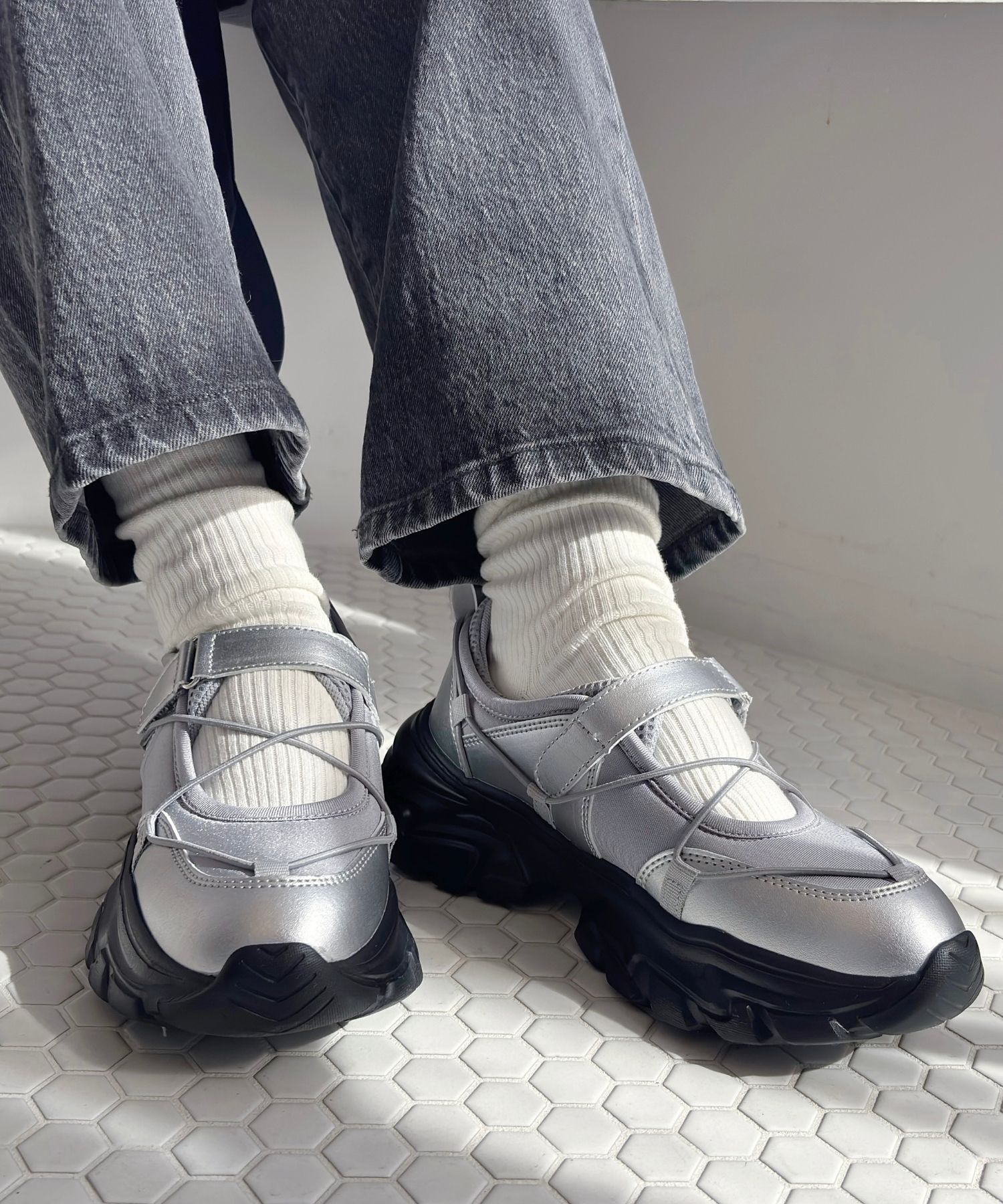 ORiental TRaffic「●人気アイテム●チューブストラップデザインベルト スニーカー /OT3751」|スニーカー|