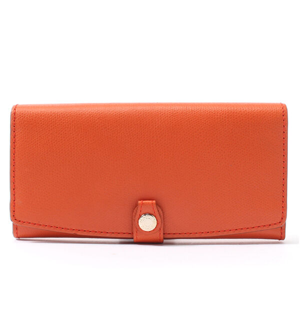 TOPKAPI 「COLORATO［コロラート］角シボ型押し・長財布」|財布|オレンジ